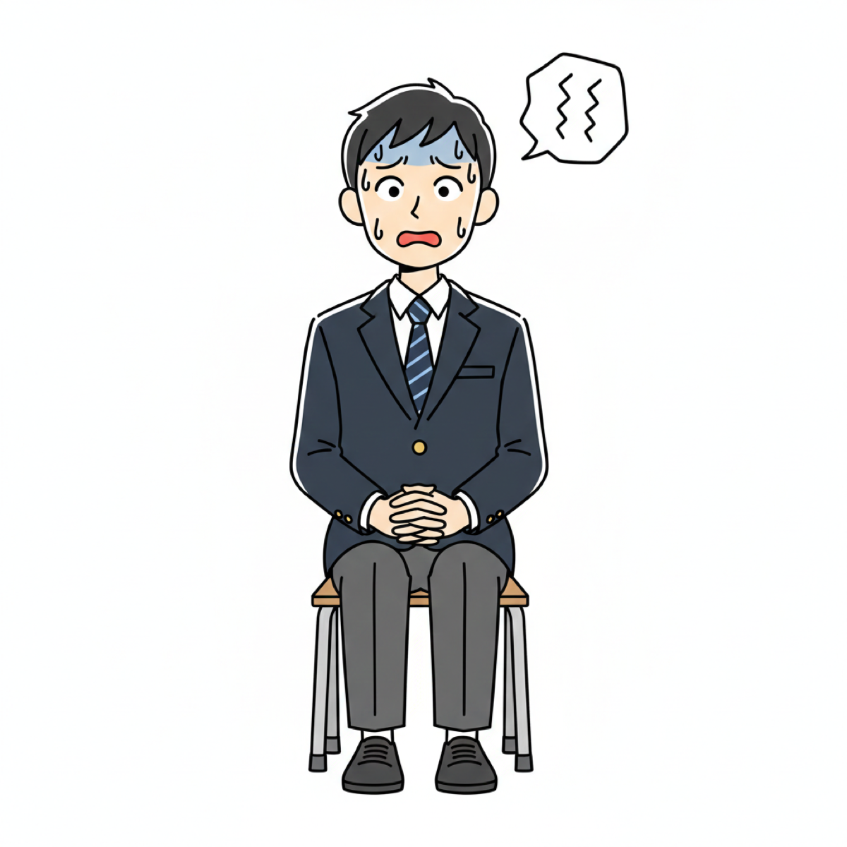 緊張して話せない